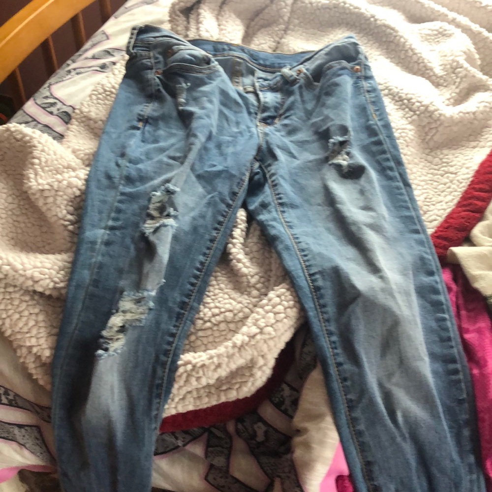 ripped  jeans